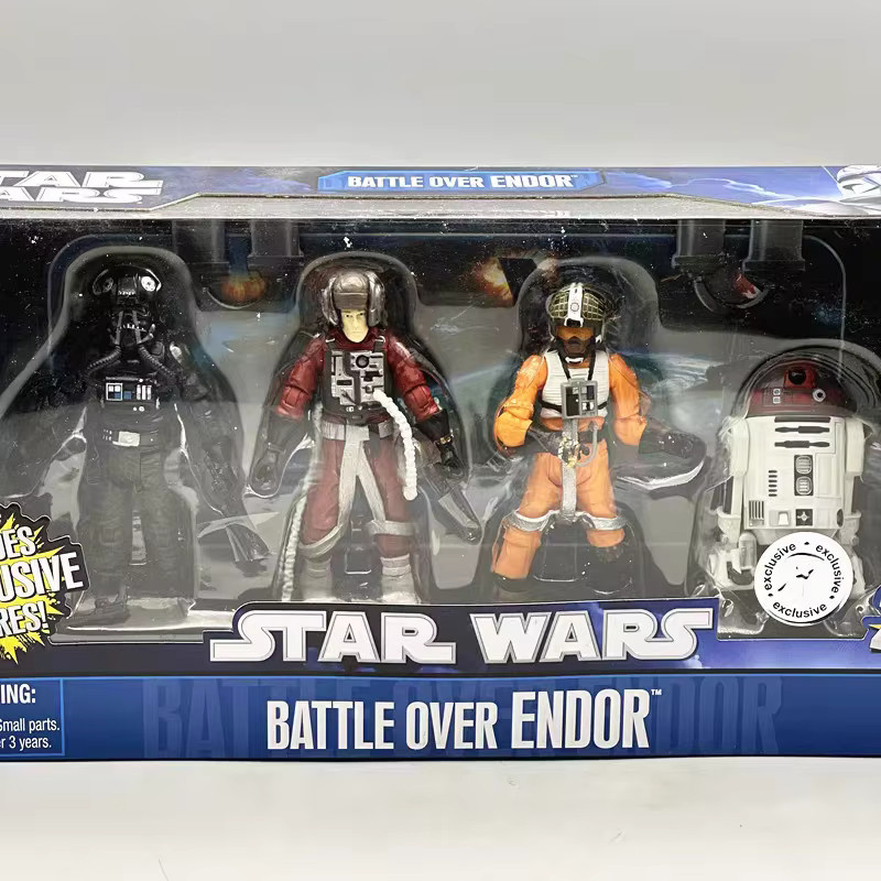 Star Wars Battle Packs Kämpfen um Endor Yavin Piloten Jedi Academy, Actionfigur - Bild 3