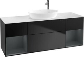 V&B Waschtischunterschrank Finion in Weiß lackiert, Breite: 160 cm - Bild 1