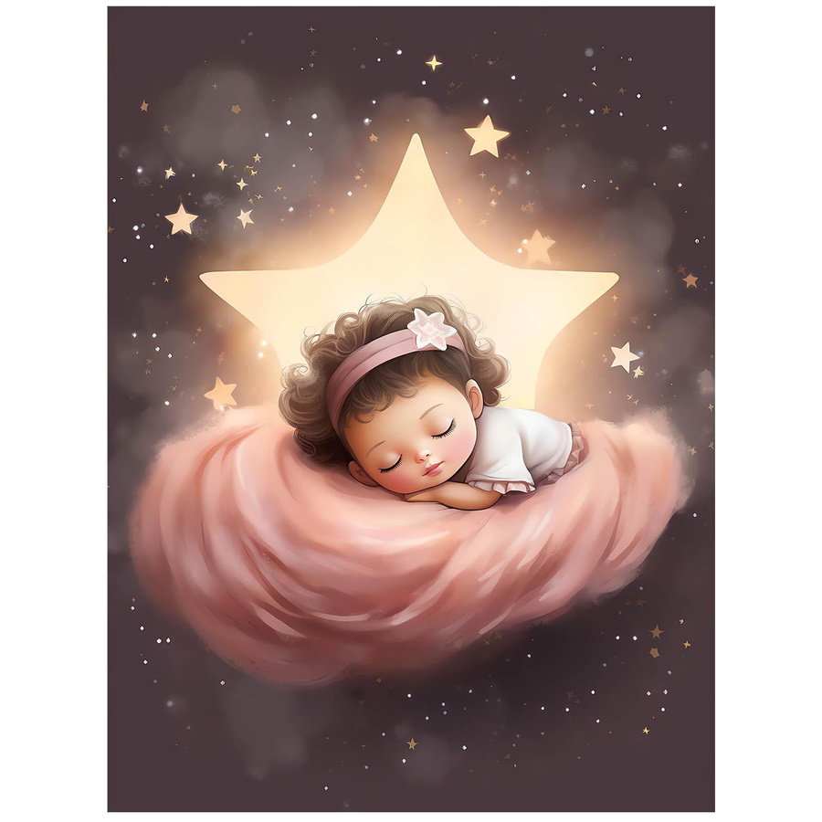 Poster Senna Märchenland Mit Der Kleinen Prinzessin mit schwarzem Aluminiumrahmen, B: 50 cm, H: 70 cm - Bild 2
