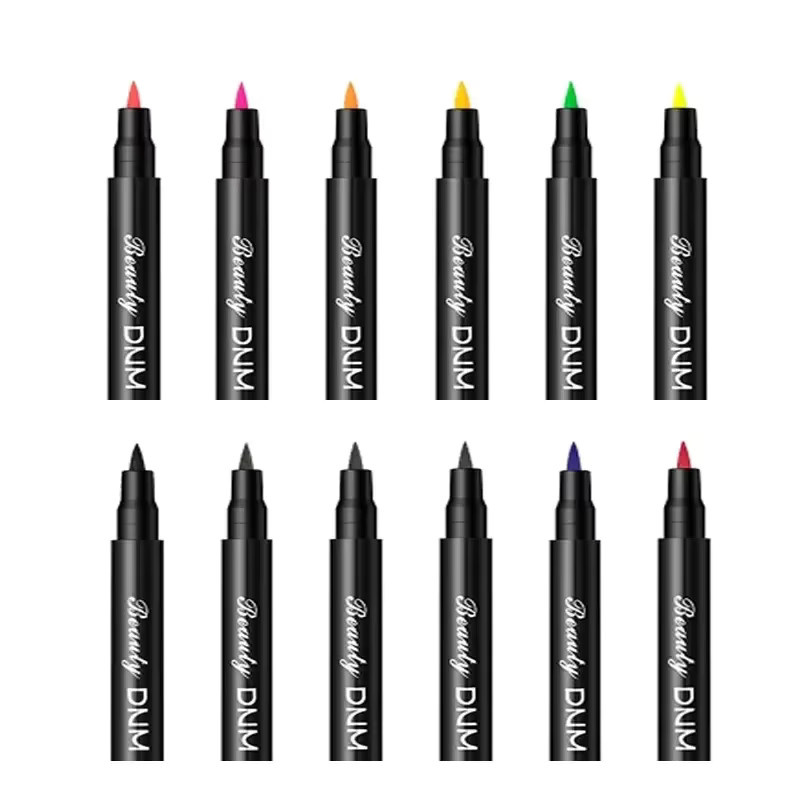 Eyeliner-Stift, Flüssiger Eyeliner, Matt, 12 Farben - Bild 7