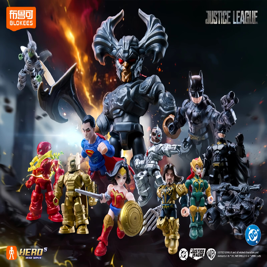 BLOKEES DC Justice League, Anime-Charakter-Sammelfiguren, Einzelfigur - Bild 1