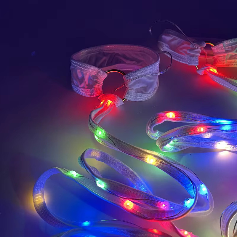YEAHUI EL Armbänder, LED-blinkend, Weiß, Damen - Bild 4