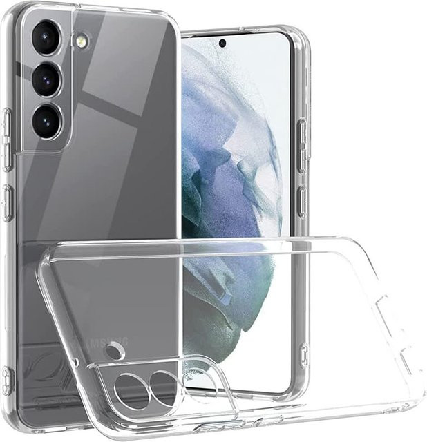 Samsung Silikon Soft Case Transparent für Galaxy S21 S22 S23 S24 S25 Plus FE Ultra Thin Bumper Schutzhülle - Bild 1