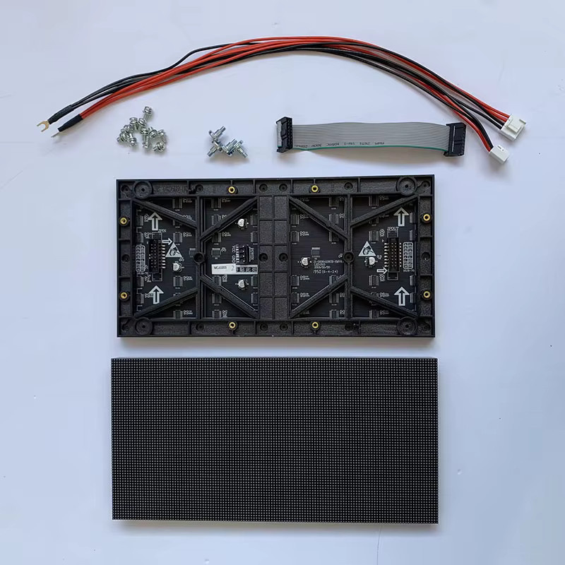 LED-Matrix Modul HUB75 Indoor P4 mit SMD2121 und SMD2020 in Schwarz, Auflösung 256x128mm, 64x32 oder 32x64 Pixel - Bild 5