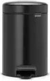 Brabantia Tretabfalleimer newIcon Schwarz mit Soft-Close und Geruchsfilter, Volumen: 3 l, B/T/H: 23,5 x 26,4 x 17,0 cm - Bild 2