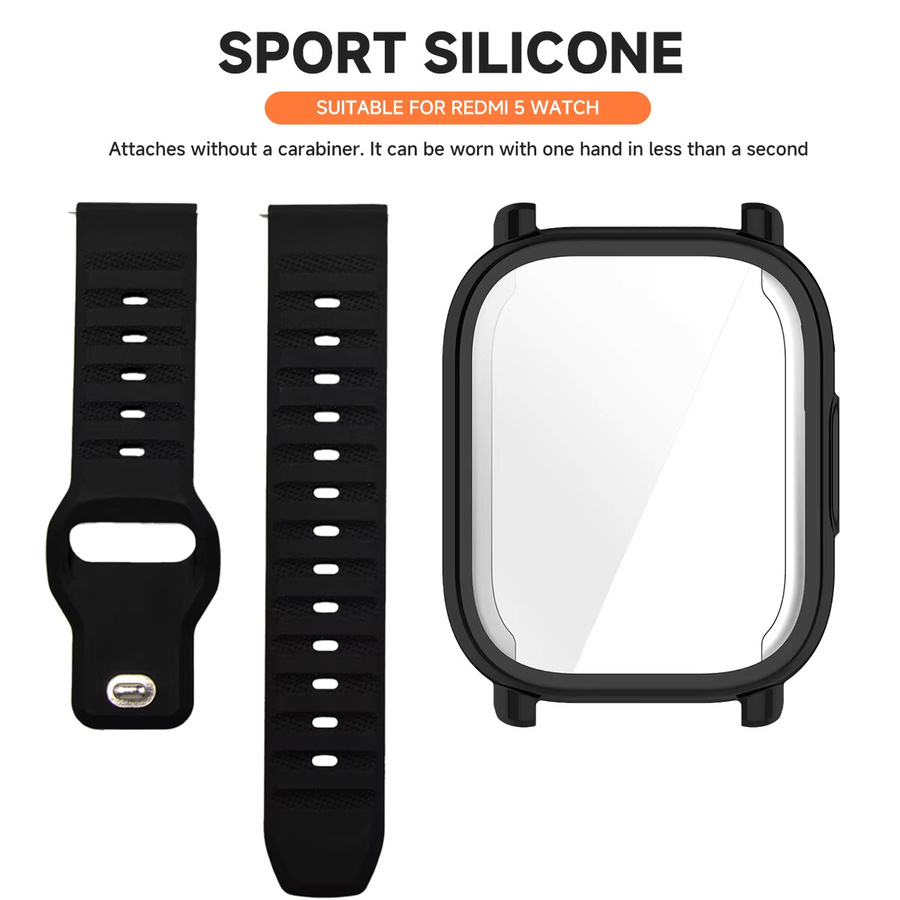FancyWrist Uhrenarmband Silikon, Schwarz, Unisex - Bild 3