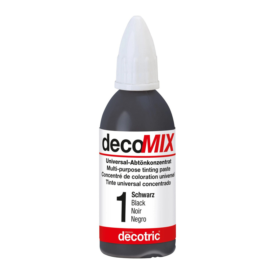 Decotric Universal-Abtönkonzentrat Schwarz 20 ml - Bild 2
