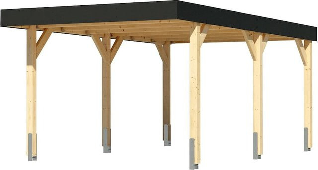 Karibu Carport in Einzel- oder Doppelausführung mit oder ohne Seitenwand - Bild 1