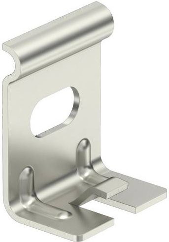 OBO Bettermann Wandhalter aus Metall in Silber, 10 Stück - Bild 1
