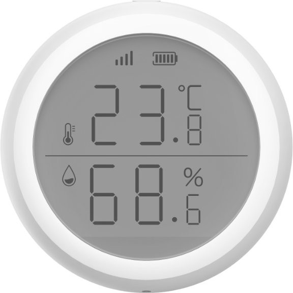 Imou ZTM1 Temperatur- und Feuchtigkeitssensor in Weiß mit App-Steuerung - Bild 1