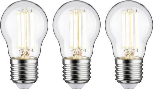 Paulmann LED Filament Leuchtmittel E27 Tropfenform Warmweiß 2.5W 3er Set Durchmesser: 45 mm, Höhe: 80 mm - Bild 1