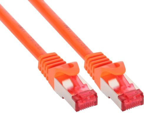 InLine Patchkabel S/FTP Cat.6 Ethernet LAN orange 30m - Bild 1