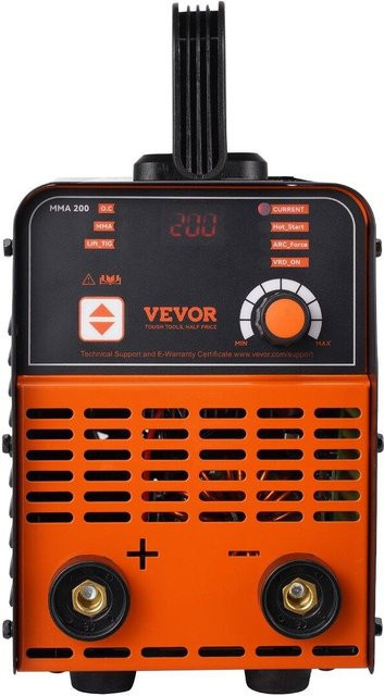 Buying Solutions MB ARC Schweißinverter 2-in-1 Lift-WIG-Schweißgerät 220V 200A mit Heißstart in Orange - Bild 1