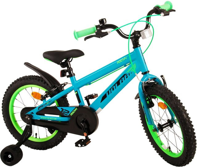 TPFSports Rocky Kinderfahrrad, 16 Zoll, Grün, 2 Handbremsen - Bild 1