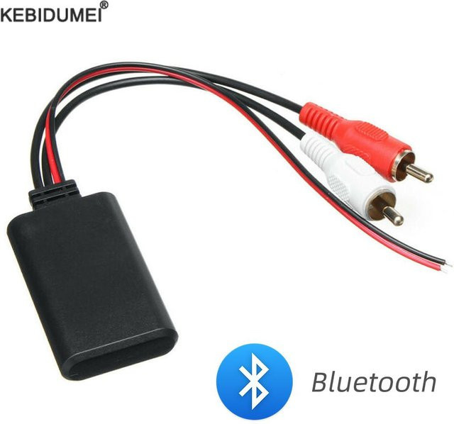 kebidumei Bluetooth Empfänger Modul mit 2 RCA Schnittstellen für Auto und Stereo Audio, Schwarz - Bild 1
