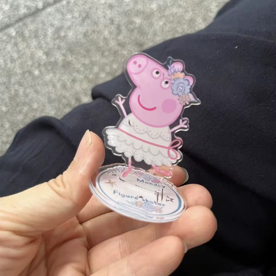 Hasbro Peppa Pig Acryl-Ständer, Kunststoff, Rosa / Pink - Bild 2