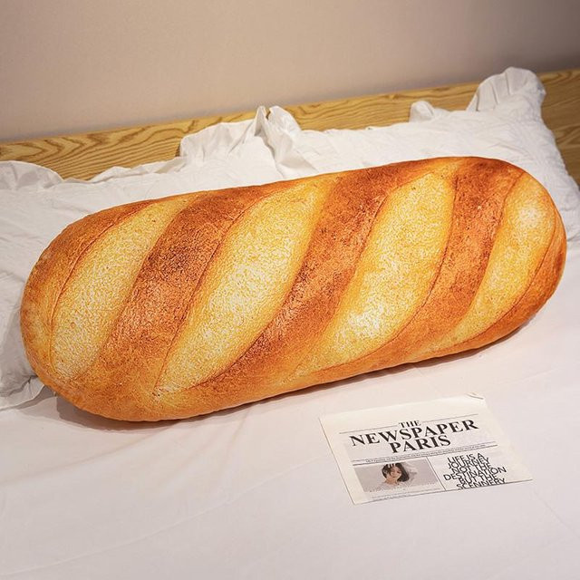 Yiran toy Französisches Baguette Brot Plüschkissen, Plüschtier, 20cm - Bild 1