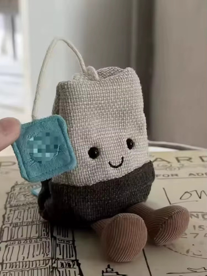 Jellycat Teebeutel-Cartoon-Puppe, Katze, Hund, interaktives Spielzeug - Bild 4