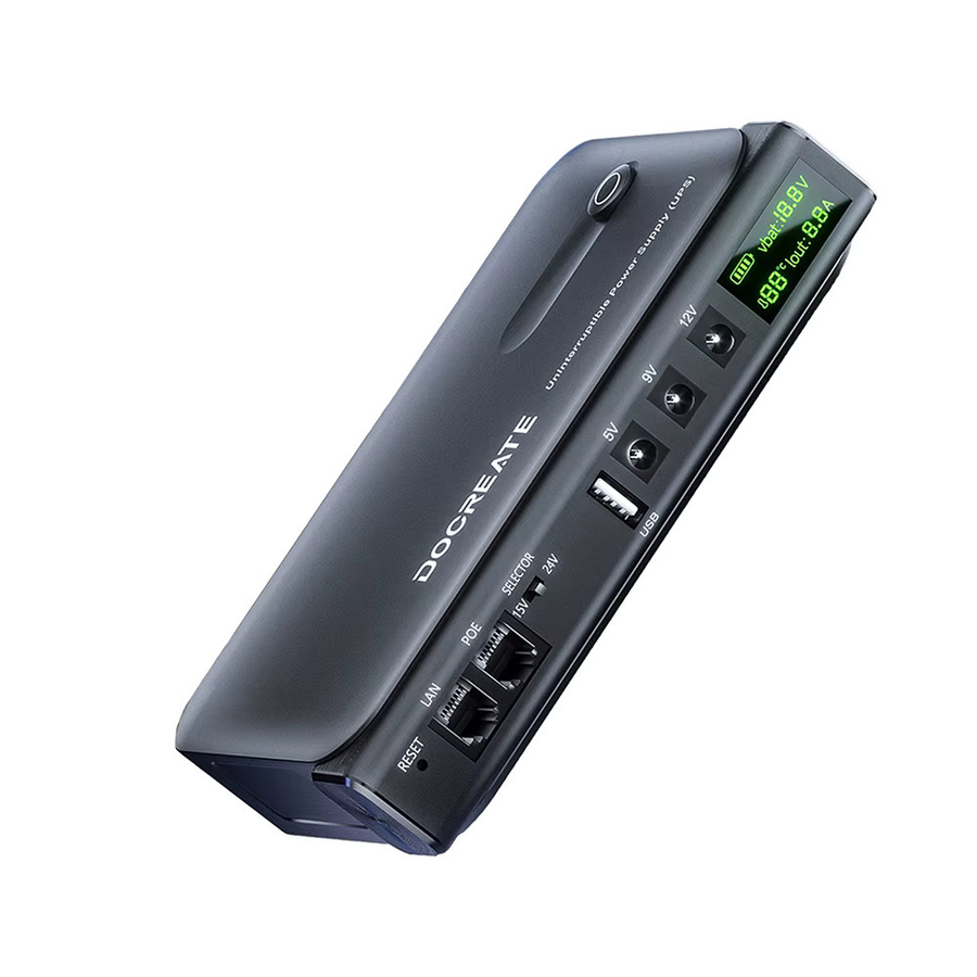 Unterbrechungsfreie USV DC Netzteil für Router und CAT Monitor, Schwarz, AC85-265V DC1036L, 5V 9V 12V - Bild 4