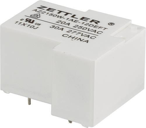 Zettler Electronics AZ2150W-1AE-12DEFT Printrelais 12 V/DC 30A 1 Schließer in Weiß - Bild 1