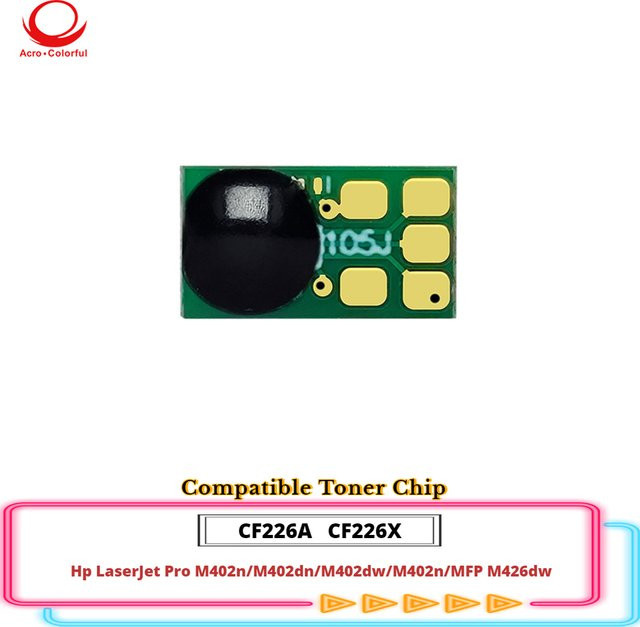 HP Kompatibler CF226A CF226X Tonerchip für LaserJet Pro M402n M402dn M402dw MFP M426dw M426fdn M426fd Patronen - Bild 1