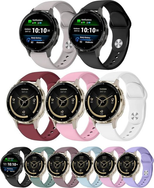 Uhrenarmband Silikon, Unisex, 18mm 20mm 22mm - Bild 1