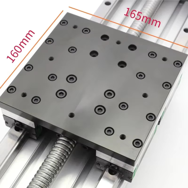 EURECA Nema34 Schrittmotor CNC Linearantrieb Modul mit Kugelumlaufspindel und Dual Linearführungsschienen für hohe Präzision - Bild 2
