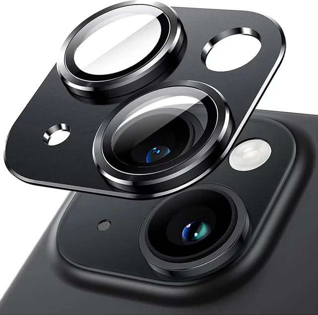 Metall Kamera Schutz für iPhone 16 Pro Max, 16 Pro, 16, 15 Pro Max und 14 Plus in Purple mit gehärtetem Glas und Legierung - Bild 1