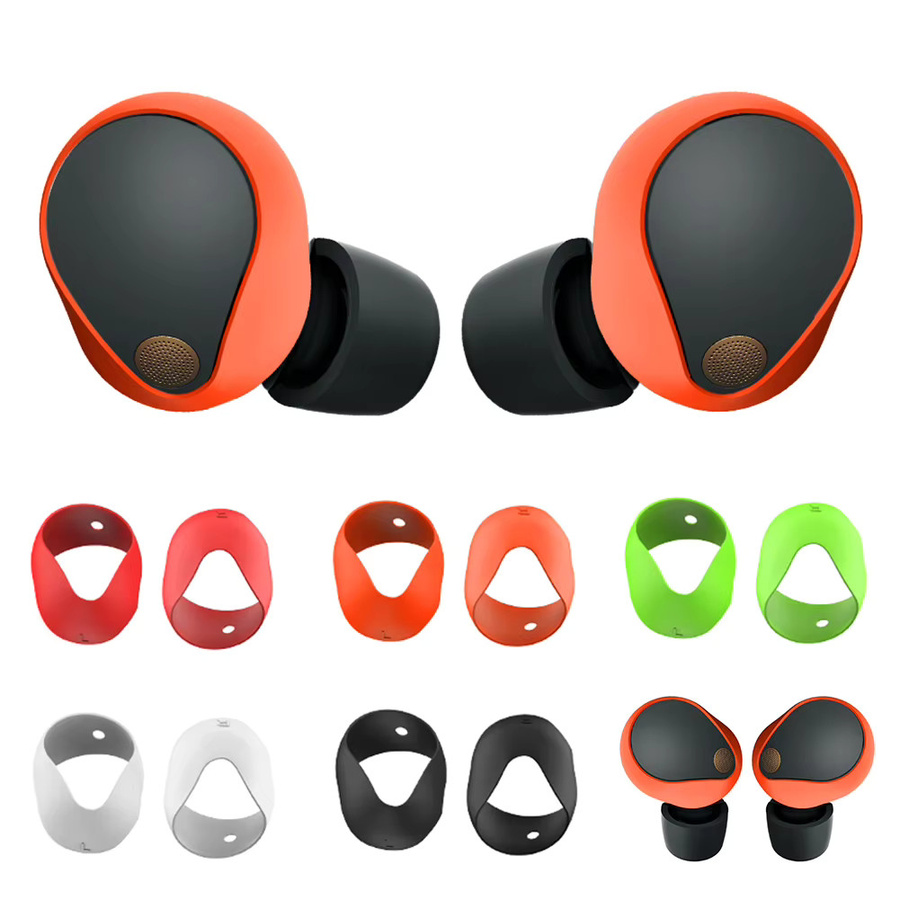 5 Paar Silikon-Ohrstöpsel-Abdeckungen in Multicolor als rutschfeste Schutzhüllen für Sony WF-1000XM5 Kopfhörer - Bild 4