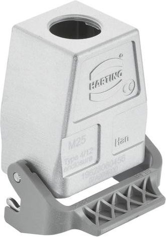 HARTING Tüllengehäuse aus Kunststoff in Silber 19 62 806 0456 - Bild 1