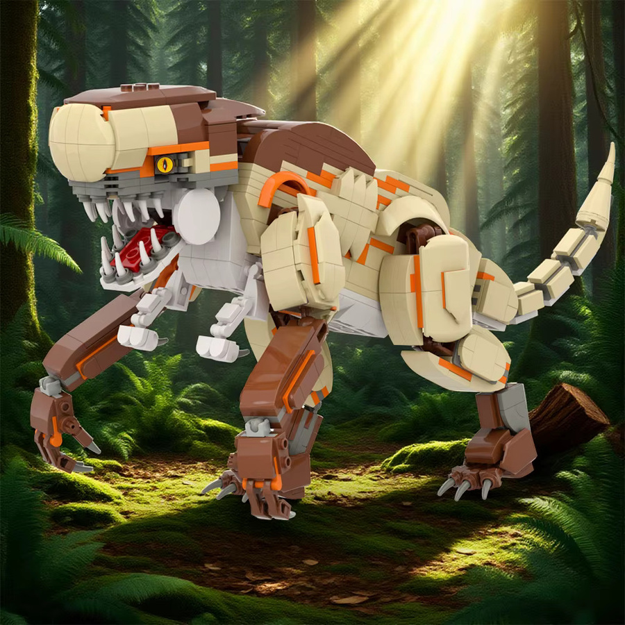 Creative Expert Dinosaurier-Bausteinset, Indominus Rex, Triceratops und Tyrannosaurus Rex Modellsteine - Bild 3