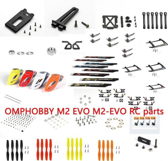 OMPHOBBY M2 EVO RC Helikopter Zubehör, Kunststoff - Bild 1