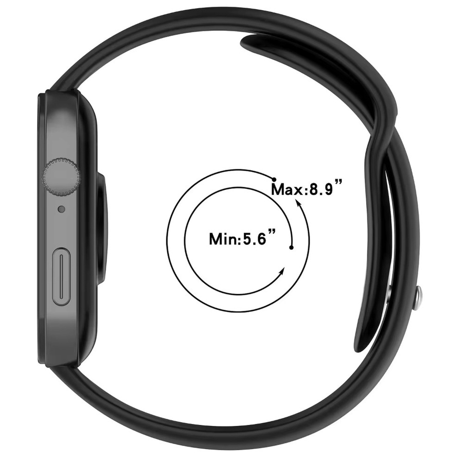 Huawei Uhrenarmband Silikon, Schwarz, Unisex - Bild 4