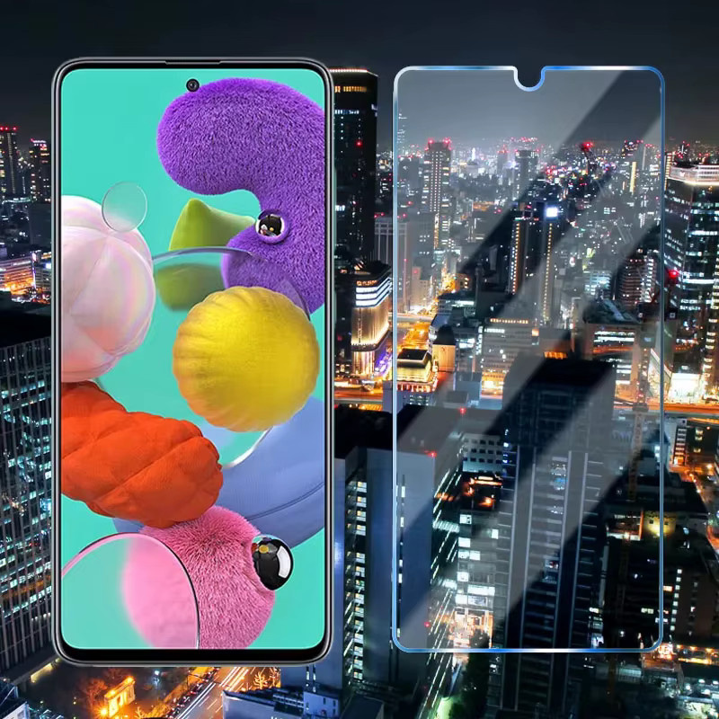 3er-Set Displayschutzfolie aus gehärtetem Glas für Samsung Galaxy M01 M02s M04 M10 M11 M12 M13 M14 M21 M22 M23 M32 M33 M34 M42 M51 M52 M53 in Transparent - Bild 3