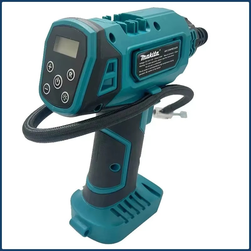 Makita Elektrische Luftpumpe Inflator als automatischer Luftkompressor für 18V Akku in Petrol - Bild 4