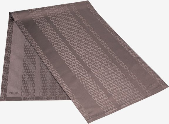 Tischläufer JOOP! CHAINS in Taupe aus Jacquard-Baumwoll-Mix, B: 50 cm, L: 160 cm - Bild 1