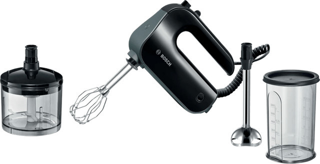 Bosch Handmixer MFQ4980B mit 850W in Schwarz und Silber - Bild 1