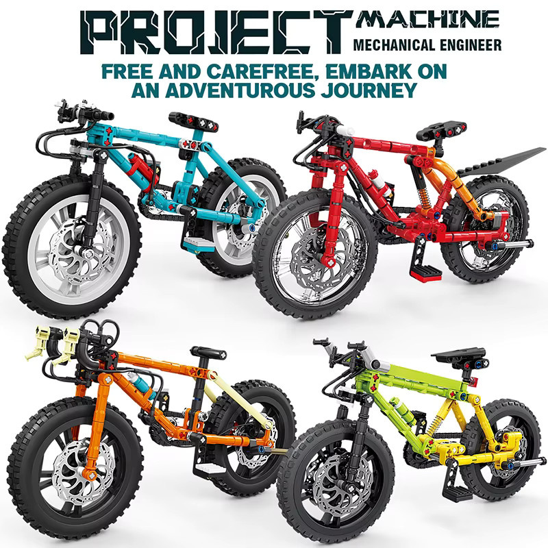 CONUSEA Fahrrad-Baukasten Mechanisches Bewegungsset Mountainbike, Modell-Spielzeug - Bild 5