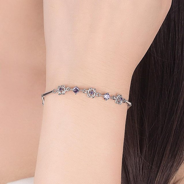 Lucky Star Jewelry Armband, Sechszackiger Stern, Silber, Mädchen - Bild 1