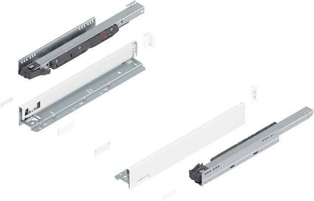 Blum Legrabox Pure Set Schubladensystem mit Blumotion Soft-Close, Nennlänge: 450 mm, Tragkraft: 40 kg, Farbe: Seidenweiß - Bild 1
