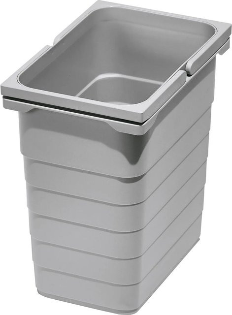 Ninka Eins2vier Abfallsammler Mülleimer 8L Alugrau B: 31,0 cm, T: 23,0 cm, H: 15,3 cm - Bild 1