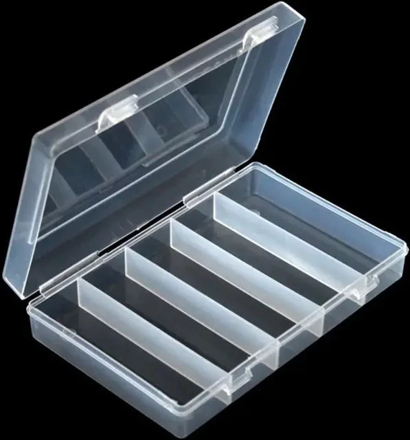 Transparente Kunststoff-Aufbewahrungsbox für Münzkapseln und Münzröhre, rechteckiges Sammelgehäuse aus Kunststoff - Bild 1