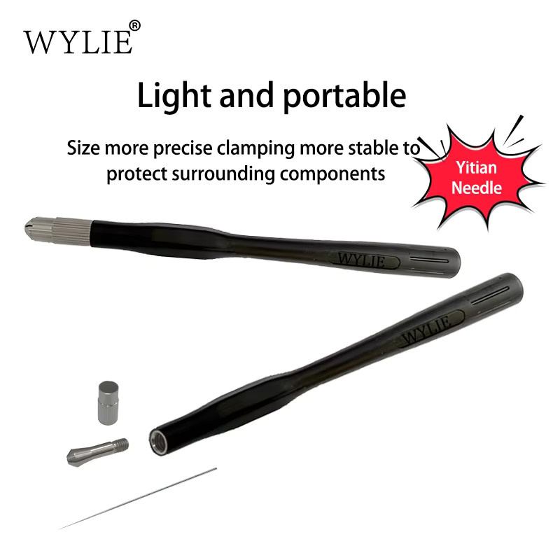 WYLIE WL-207F Präzisions-IC-Hebelnadel in Schwarz für die Reparatur von Handy-CPU und Motherboard-Chips - Bild 3