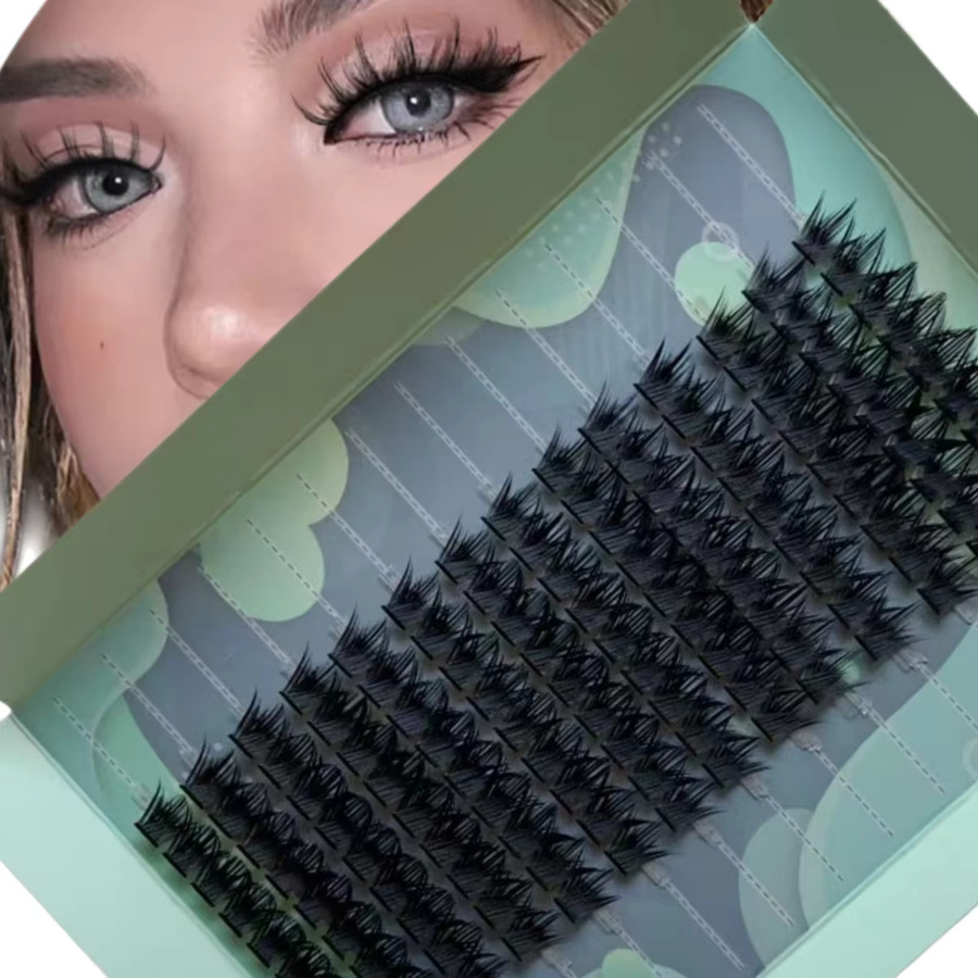 MAIOJIE Cluster-Wimpern-Set, Manga-Wimpern, natürlich, Unisex - Bild 3