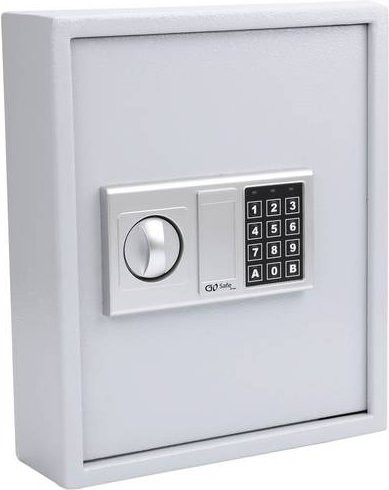 Olympia 7134 GOsafe 50A Schlüsseltresor mit Zahlenschloss und Schlüsselschloss in Weiß - Bild 1