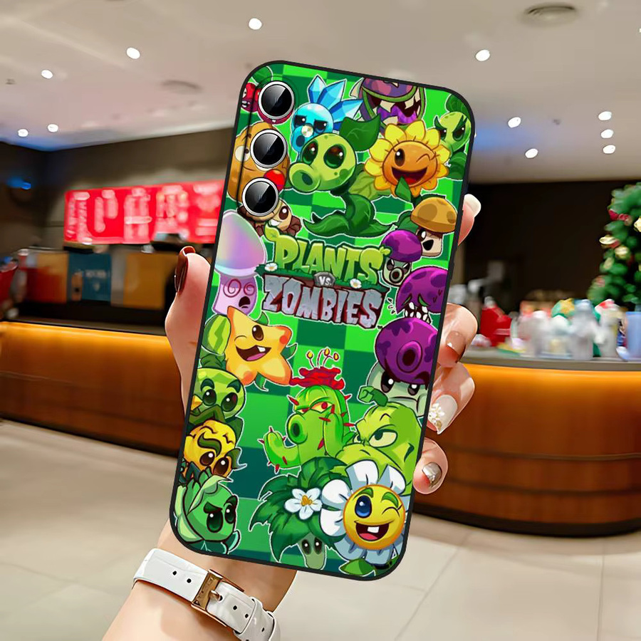 Plants Vs. Zombies Soft Cover Handyhülle für Samsung Galaxy S21 S22 S23 S24 S25 S26 Ultra FE Plus 5G A52S in Multicolour - Bild 5