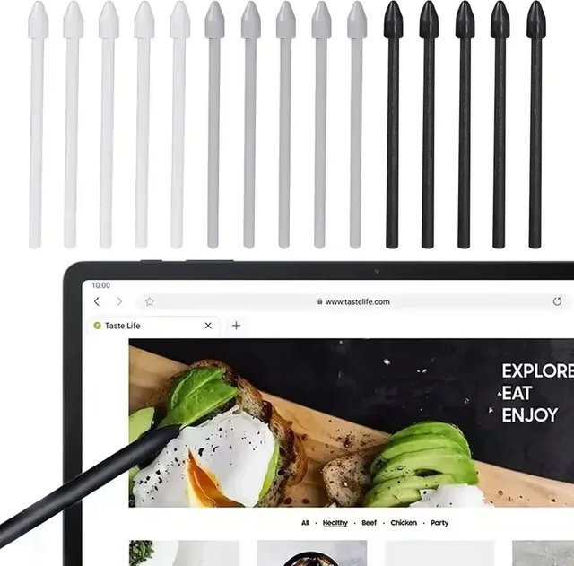 Samsung Ersatzspitzen für Galaxy Tab S6 Lite, S6, S7, S8, S7 FE, S8+ und S8 Ultra Stylus Pen im 1/3/6er-Set - Bild 1