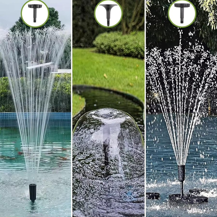 Forever Speed Springbrunnenpumpe für außen, schwarze Teichpumpe und Wasserspielpumpe mit 1000 L/H und 20W - Bild 2