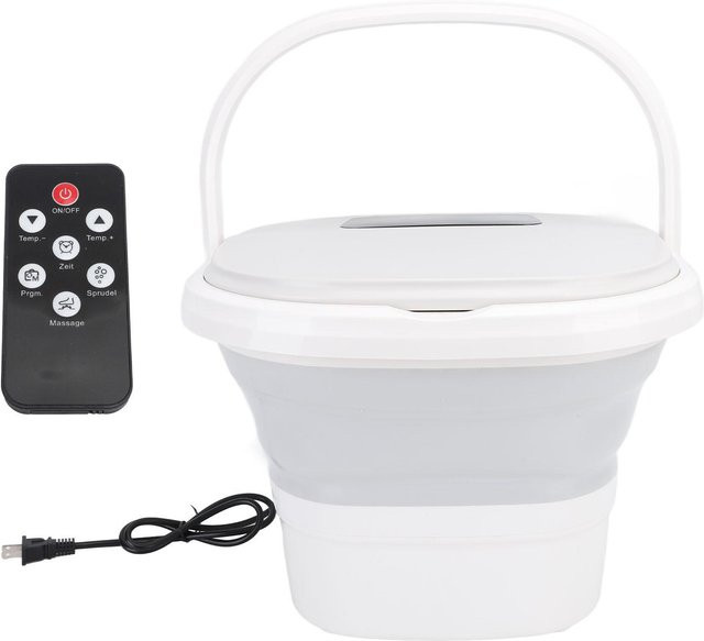 Faltbares Fußbad von aimo mit LCD-Anzeige und thermostatischer Steuerung, Weiß, 8 l, 420 W - Bild 1