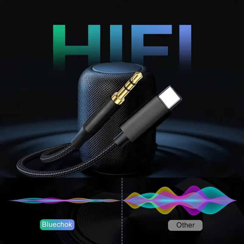 Samsung USB Typ C auf 3,5 mm Aux-Audiokabel Adapter in Schwarz für Headsets, Lautsprecher und Kopfhörer - Bild 2